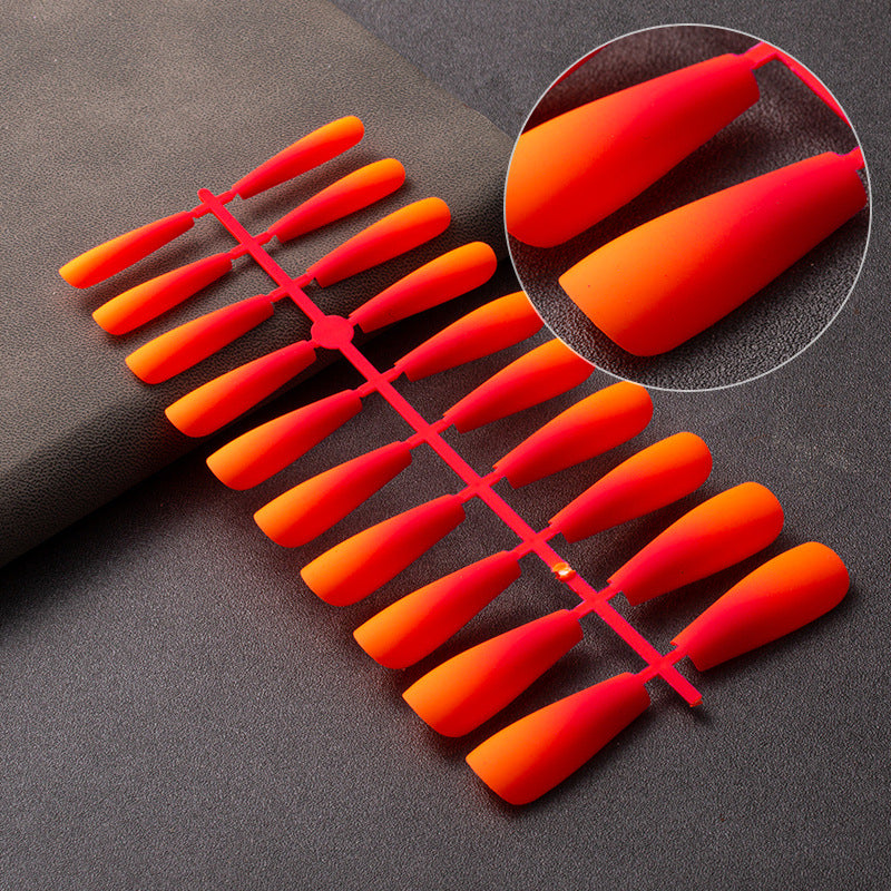 Wholesale Gradient Frosted Plastic Nail Stickers